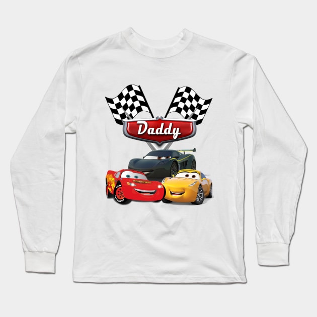Daddy - Cars Long Sleeve T-Shirt by SusieTeeCreations
